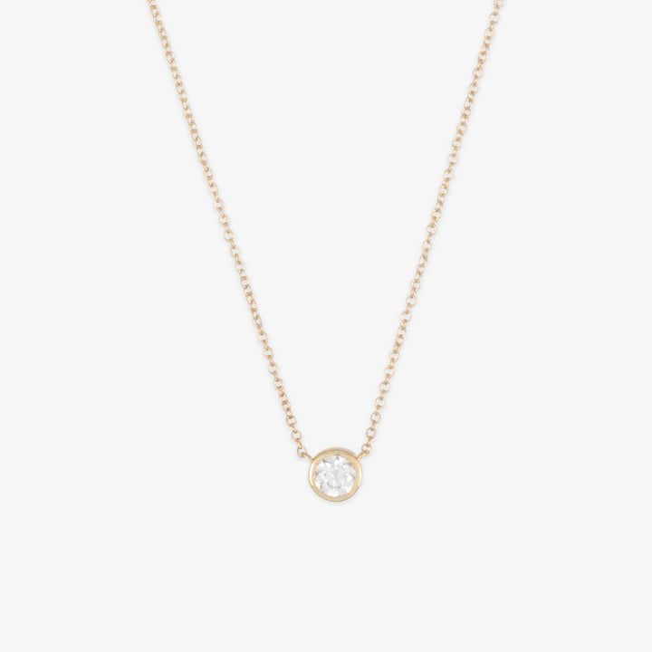 Elegant 18K Gold Diamond Necklace | 0.25ct SI H-I Diamond
